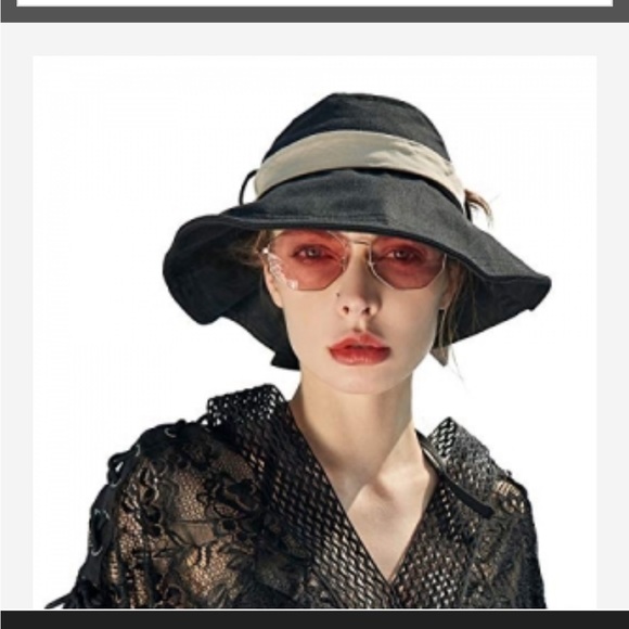 CACUSS Algodon Hats Cap of Viseras Hats Beach Black Summer Woman - Picture 4 of 11